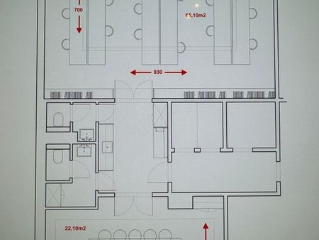 bureau a louer - quartier europeen / 150 m2