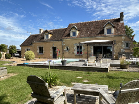 maison percheronne restauree avec piscine calme