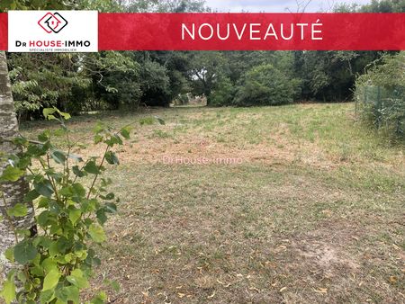 16710 st yrieix sue charente a vendre terrain de 575 m ² viabilise