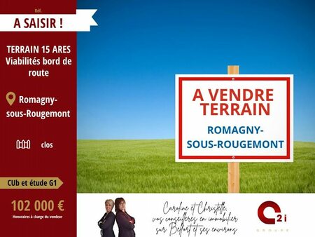 vente terrain 1490 m²