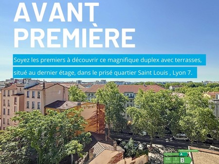 duplex de luxe à vendre dans le quartier la guillotière sud