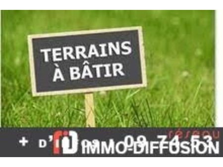 vente terrain à batir 862 m²