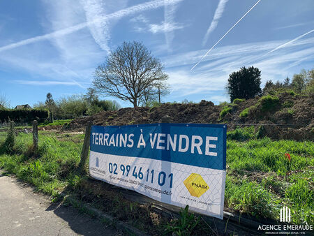 terrain langrolay sur rance 565 m² viabilisé libre de constructeur