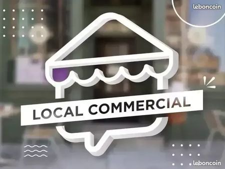 local commercial avec stockage face action