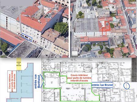 local commercial ou pour usage d'habitation centre-ville de valence plateau à aménager de 