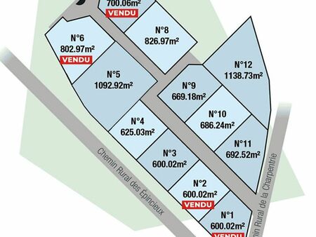 terrain 600 m² thierville sur meuse