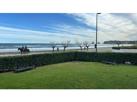 3 pieces 63 m² première ligne de plage  appartement type t3 avec jardin privatif et parkin