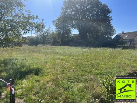 terrain 826 m² joue l abbe