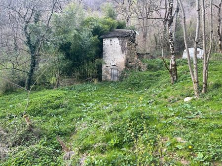 parcelle constructible avec ruine et terrain dans hameau