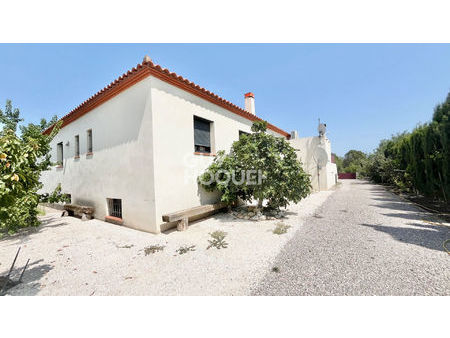 vente d'une magnifique villa de 4 faces avec vue sur les albères et canigou sur tresserre