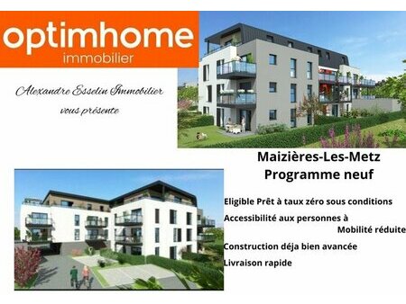 appartement à vendre 3 pièces maizieres les metz (57)