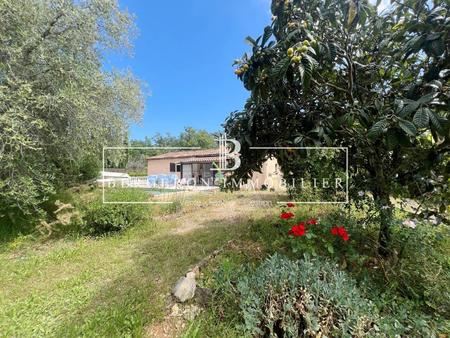 a vendre st cézaire sur siagne maison plain-pied 4 pièces 80m² piscine 4721m² de terrain