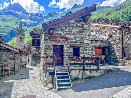 bonneval-sur-arc - rare et exclusive maison de village dans une station de montagne très r