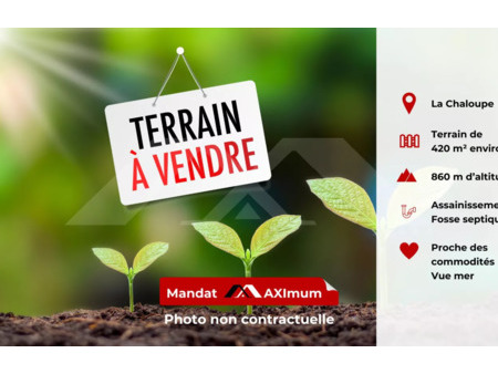 vente terrain 420 m² saint-leu (97436)