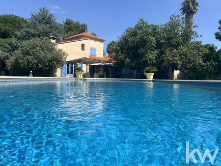 perpignan - grande propriété - piscine - 10 mn des plages