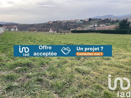 vente terrain de 1 650 m² à châteauneuf (42800)