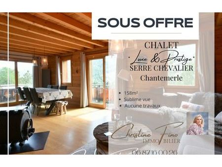 vente maison 8 pièces 159 m² saint-chaffrey (05330)