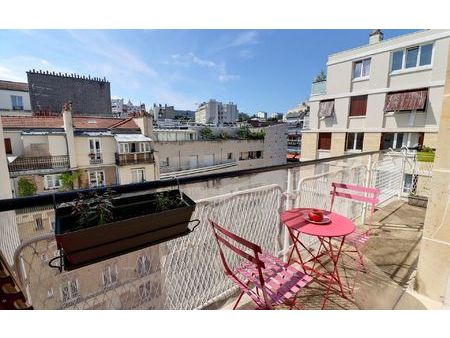 appartement paris 19 63.31 m² t-4 à vendre  590 000 €