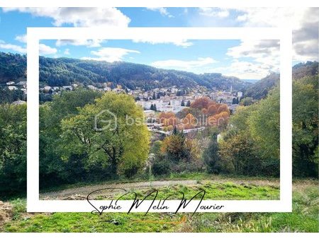 terrain de 1 409 m² à vals-les-bains