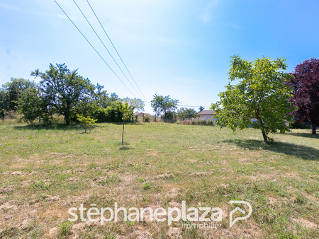 terrain cormoranche sur saone 1300 m2 - cormoranche sur saone