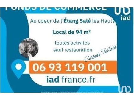 vente commerce 94 m² l'étang-salé (97427)