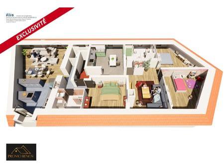 immeuble la ricamarie (4 x 110 m² plateaux nus)