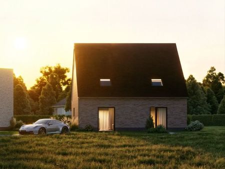 maison neuve individuelle dans le rural de westouter