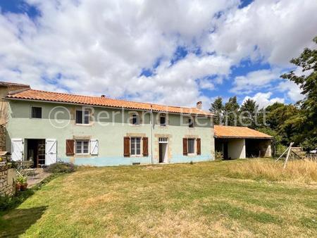 grande maison en pierres avec beau terrain