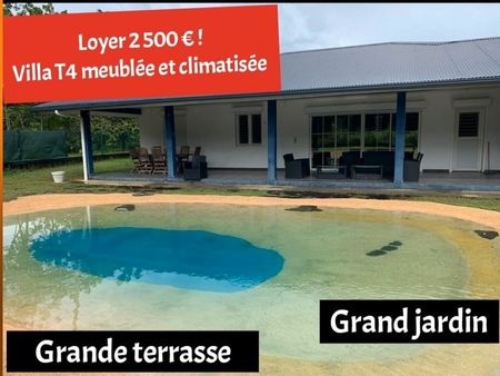 villa t4 tout confort piscine  climatisation et jardin