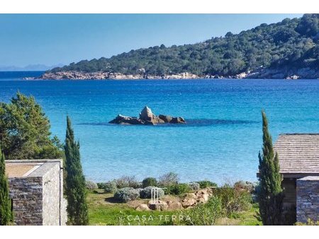 alba - sublime villa avec vue mer et piscine à 80 m de la plage / santa-giulia