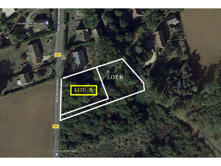 terrain - 750m² - les authieux