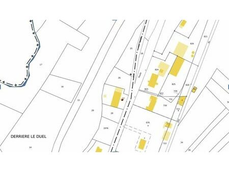 vente terrain 890 m²