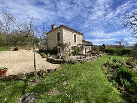 maison en pierre  3 chambres et vue dégagée sur le jardin