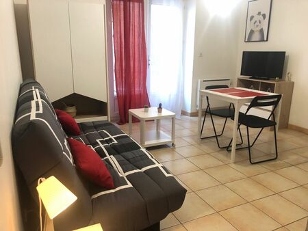 studio meublé aux mées + cave - centre du village 22m2 dispo