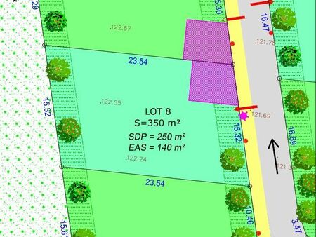 terrain 350 m² semoy