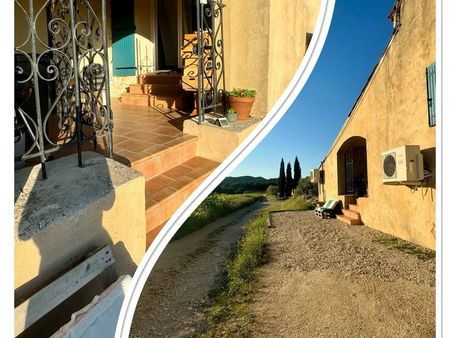 appartement dans mas en pierre  vue sur les vignes