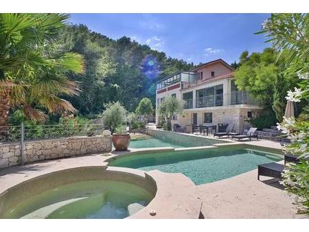 eze - a côté de monaco - villa avec vue mer et superbe piscine. projet d'extension et de..