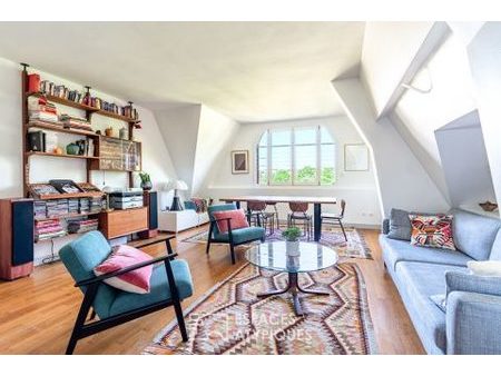 duplex meublé dans maison remarquable au vésinet