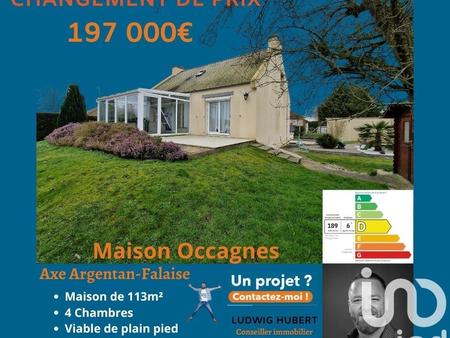 vente maison à occagnes (61200) : à vendre / 113m² occagnes