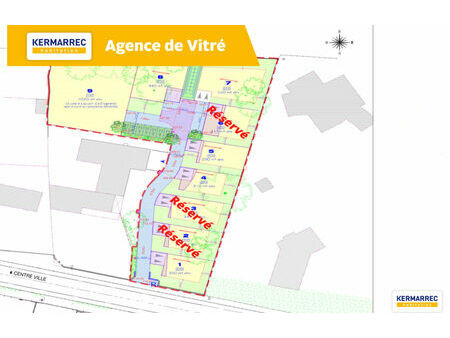 vente terrain 290 m² vitré (35500)