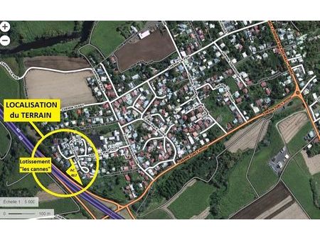 terrain viabilise - beauvallon / riv roches - 520 m2 ou+