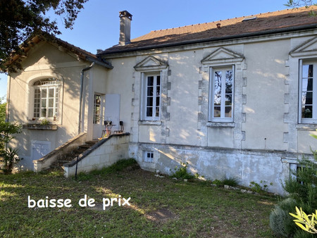 vente maison de caractère magnac sur touvre  250m² 7 pièces 450 000€ avec terrasse