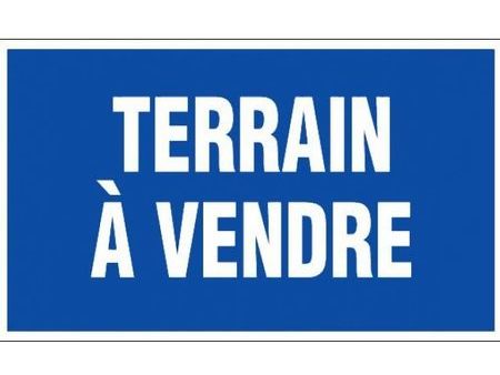 vente terrain 1848 m²