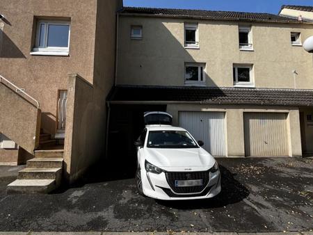 à saisir : maison mitoyenne 5 pièces avec jardin et garage à éragny  quartier de la danne 