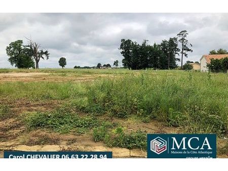 vente terrain 600 m² madirac (33670)