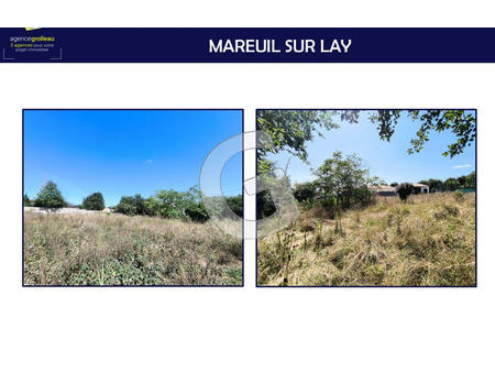 vente terrain 999 m² mareuil-sur-lay-dissais (85320)