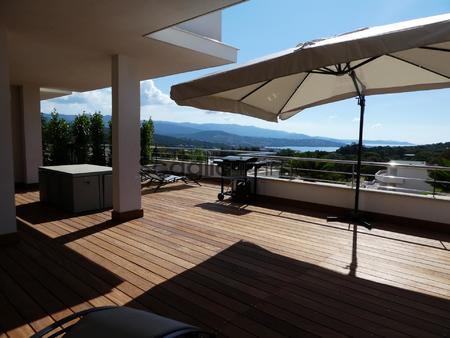 vente porticcio  appartement t2 de standing grande terrasse et vue mer.