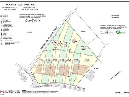 terrain à vendre à tielt € 129.000 (kugla) - era janssens & janssens | zimmo