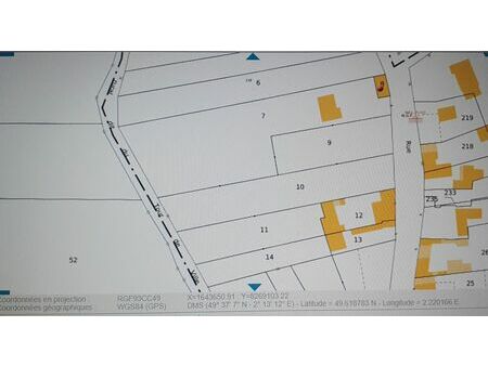 terrain 1510 m2 hardivillers