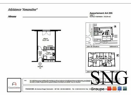 appartement 1 pièce 25 m²